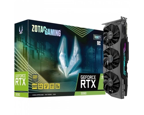 Видеокарта RTX 3090 Trinity 24GB 384bit GDDR6X  DVI HDMI 3xDP (ZT-A30900J-10P) RTL