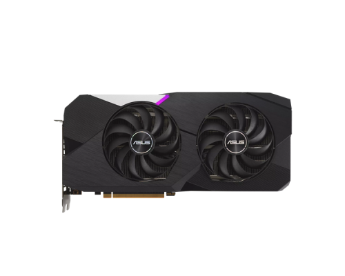 Видеокарта ASUS DUAL-RX6700XT-O12G//RX6700XT HDMI*1 DP*3 12G D6;