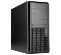 Корпус Midi Tower InWin PE689 Black 600W IP-S600BQ3-3  USB3.0*2+A(HD)+front fan 120mm*1+rear fan 120mm*1+ 2*2SATA+1*1SATA+Intrusion Switch/ holes for SL20”    RACKMOUNT                                                                                  