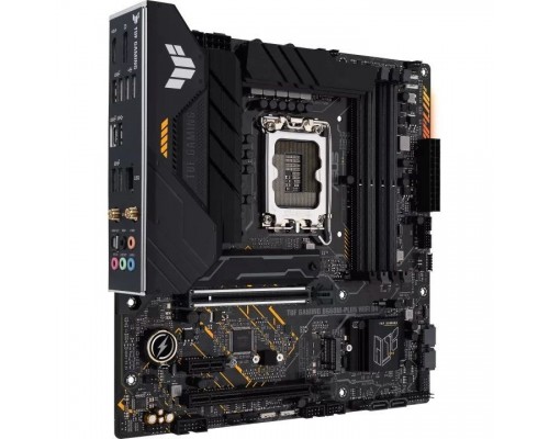 Материнская плата ASUS TUF GAMING B660M-PLUS WIFI D4, LGA1700, B660, 4*DDR4, DP+HDMI, CrossFireX, SATA3 + RAID, Audio, Gb LAN, USB 3.2*6, USB 2.0*6, COM*1 header (w/o cable), mATX ; 90MB1930-M0EAY0