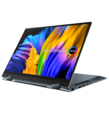 Ноутбук ASUS  Zenbook 14 Flip OLED UP5401EA-KN017R Core i7-1165G7/16Gb/1Tb SSD PCIe 4.0/14,0 Touch OLED WQXGA+/Intel Xe/WiFi6/NumPad/FP/Windows 10 Pro/1.4Kg/Sleeve+Stylus/Pine Grey                                                                      