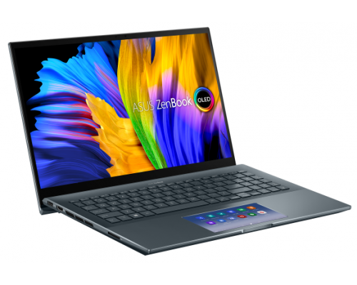 Ноутбук ASUS Zenbook Pro 15 OLED UX535LI-H2348R Core i7-10870H/16Gb/1Tb  SSD M2 /GTX 1650Ti 4Gb/15.6 OLED 4K UHD (3840 x 2160)/WiFi6/BT/ScreenPad 2.0/Windows 10 Pro/1.8Kg/Pine Grey/Sleeve