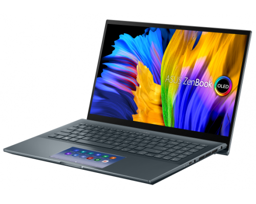 Ноутбук ASUS Zenbook Pro 15 OLED UX535LI-H2348R Core i7-10870H/16Gb/1Tb  SSD M2 /GTX 1650Ti 4Gb/15.6 OLED 4K UHD (3840 x 2160)/WiFi6/BT/ScreenPad 2.0/Windows 10 Pro/1.8Kg/Pine Grey/Sleeve