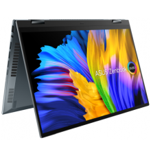 Ноутбук ASUS  Zenbook 14 Flip OLED UP5401EA-KN100W Core i7-1165G7/16Gb/1Tb SSD PCIe 4.0/14,0 Touch OLED WQXGA+/Intel Xe/WiFi6/NumPad/FP/Windows 11 Pro/1.4Kg/Sleeve+Stylus/Pine Grey                                                                      