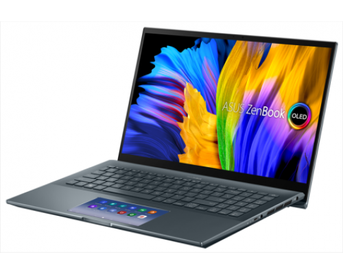 Ноутбук ASUS Zenbook 15 UX535LI-H2347T Core i5-10300H/16Gb/1Tb /GTX 1650Ti 4Gb/15.6 OLED 4K UHD (3840 x 2160) Touch/WiFi6/BT/HD IR/Windows 10 Home/1.8Kg/Pine Grey/Sleeve