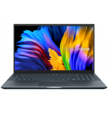 Ноутбук ASUS Zenbook Pro 15 UM535QA-KJ191  AMD Ryzen 7 5800H/16Gb/512Gb SSD Nvme/15.6 FHD IPS 400 nit 1920x1080 AG/WiFi5/BT/No OS/1.8Kg/Pine Grey/                                                                                                        