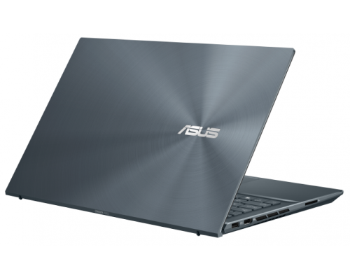 Ноутбук ASUS Zenbook Pro 15 UM535QA-KJ191  AMD Ryzen 7 5800H/16Gb/512Gb SSD Nvme/15.6 FHD IPS 400 nit 1920x1080 AG/WiFi5/BT/No OS/1.8Kg/Pine Grey/