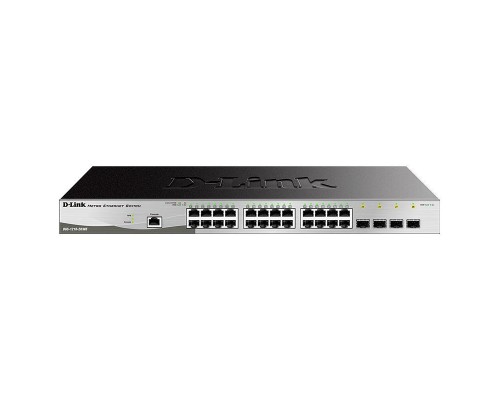 Сетевой коммутатор D-Link DGS-1210-28/ME/B2A, L2 Managed Switch with 24 10/100/1000Base-T ports and 4 1000Base-X SFP ports.16K Mac address, 802.3x Flow Control, 4K of 802.1Q VLAN, 802.1p Priority Queu