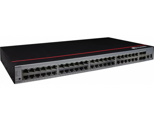 Управляемый коммутатор HUAWEI S5735-L48P4S-A1 (48*10/100/1000BASE-T ports, 4*GE SFP ports, PoE+, AC power) + Basic Software