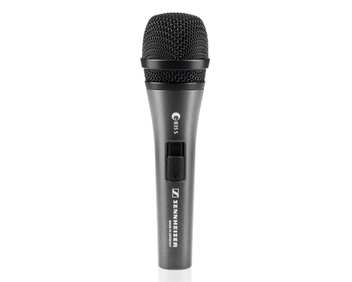 Динамический вокальный микрофон Sennheiser e 835-S,  кардиоида, бесшумный выключатель ON/OFF,  40 - 16000 Гц