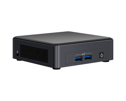 Неттоп Intel NUC 11: Intel Core i7-1185G7, Intel Iris X Graphics (Dual HDMI 2,0b w/HDMI CEC, Dual DP 1.4a via Type C), 1x Thunderbolt 4, 1x Thunderbolt 3, 4xUSB3.0, 3xUSB2.0,  2xm.2 SSD (EU cord)