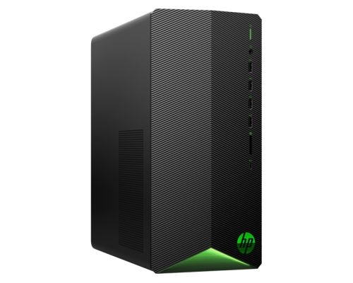 Компьютер HP Pavilion Gaming TG01-2013ur MT, Core i5-11400F, 16GB (2x8GB) 2933 DDR4, SSD 512GB, NVIDIA GeForce RTX 3060ti 8GB, noDVD, no kbd & no mouse, Black with Green LED, Win10, 1Y Wty