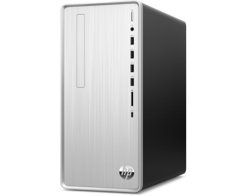 Компьютер HP Pavilion TP01-2074ur MT, Ryzen 5-5600G, 8GB (1x8GB) 3200 DDR4, SSD 256Gb, NVIDIA GeForce RTX 3060 12GB, noDVD, no kbd & no mouse, Natural Silver, Win11, 1Y Wty