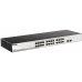 Коммутатор D-Link DGS-1210-26/F2A, L2 Smart Switch with  24 10/100/1000Base-T ports and 2 100/1000Base-X SFP ports. 8K Mac address, 802.3x Flow Control, 4K of 802.1Q VLAN, 4 IP Interface, 802.1p