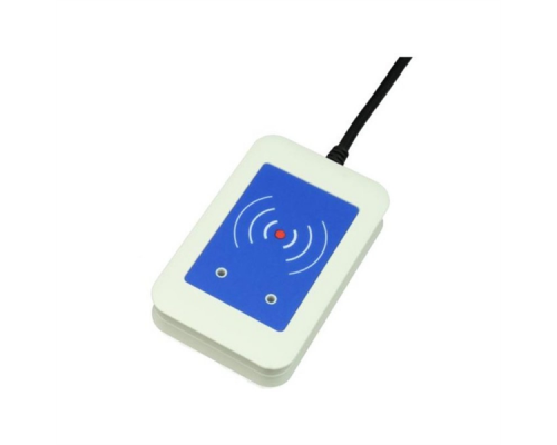 USB считыватель карт Elatec TWN4, MIFARE NFC RFID, кабель 12 см., белый (аналог 497N04026,497N04028)