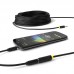 Удлинитель аудио GCR 5.0m jack 3,5mm/jack 3,5mm черный, желтая окантовка, ультрагибкий, 28AWG, M/F, Premium GCR-STM1114-5.0m, экран, стерео