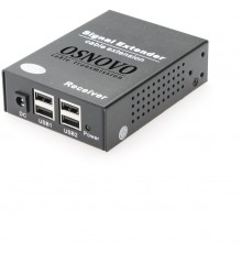 Удлинитель интерфейса OSNOVO USB 2.0 по сети Ethernet. Расстояние передачи 
