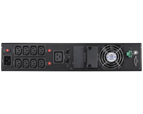 Источник бесперебойного питания UPS CyberPower OLS2.2KERT2U Online 2200VA/2200W USB/RS-232/SNMP Slot/EPO (8 IEC С13);(1) C19, 6*cables C13-C14, 1.8m, rack mount kits included