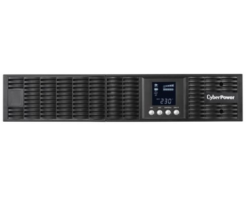 Источник бесперебойного питания UPS CyberPower OLS2.2KERT2U Online 2200VA/2200W USB/RS-232/SNMP Slot/EPO (8 IEC С13);(1) C19, 6*cables C13-C14, 1.8m, rack mount kits included