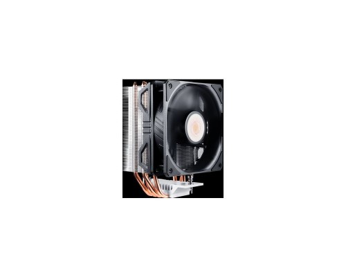 Кулер Cooler Master Hyper 212 EVO V2 with 1700 (150W, 4-pin, 154mm, tower, Al/Cu, fans: 1x120mm/62CFM/27dBA/1800rpm, 2066/2011-v3/2011/1700/1200/115x/AM4/AM3+/AM3/AM2+/AM2/FM2+/FM2/FM1)