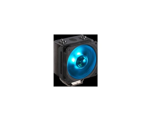 Кулер Cooler Master Hyper 212 RGB Black Edition with 1700 (150W, 4-pin, 158.8mm, tower, Al/Cu, RGB, fans: 1x120mm/59CFM/30dBA/2000rpm, 2066/2011-v3/2011/1700/1366/1200/115x/AM4/AM3+/AM3/AM2+/AM2/FM2+/FM2/FM1)