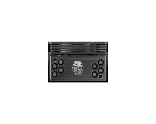 Кулер Cooler Master Hyper 212 RGB Black Edition with 1700 (150W, 4-pin, 158.8mm, tower, Al/Cu, RGB, fans: 1x120mm/59CFM/30dBA/2000rpm, 2066/2011-v3/2011/1700/1366/1200/115x/AM4/AM3+/AM3/AM2+/AM2/FM2+/FM2/FM1)