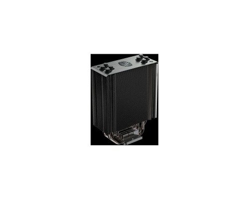Кулер Cooler Master Hyper 212 Black Edition with 1700 (150W, 4-pin, 158.8mm, tower, Al/Cu, fans: 1x120mm/42CFM/26dBA/2000rpm, 2066/2011-v3/2011/1700/1366/1200/115x/AM4/AM3+/AM3/AM2+/AM2/FM2+/FM2/FM1)