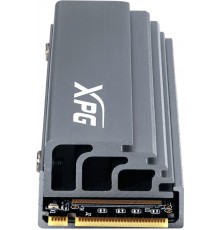 Накопитель ADATA SSD GAMMIX S70 BLADE, 1024GB, M.2(22x80mm), NVMe, PCIe 4.0 x4, 3D TLC, R/W 7400/6800MB/s, IOPs 750 000/750 000, TBW 740, DWPD 0.4 (5 лет)                                                                                                