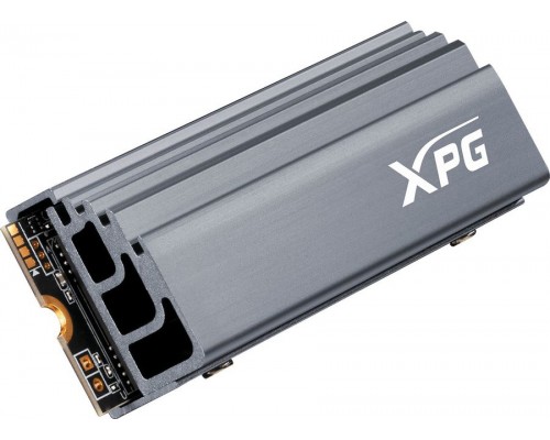 Накопитель ADATA SSD GAMMIX S70 BLADE, 1024GB, M.2(22x80mm), NVMe, PCIe 4.0 x4, 3D TLC, R/W 7400/6800MB/s, IOPs 750 000/750 000, TBW 740, DWPD 0.4 (5 лет)