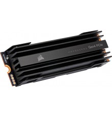 Накопитель CORSAIR SSD MP600 Pro, 4000GB, M.2(22x80mm), NVMe, PCIe 4.0 x4, 3D TLC, R/W 7000/6850MB/s, IOPs 700 000/650 000, TBW 3000, DWPD 0.41, with Heat Spreader (5 лет)                                                                               