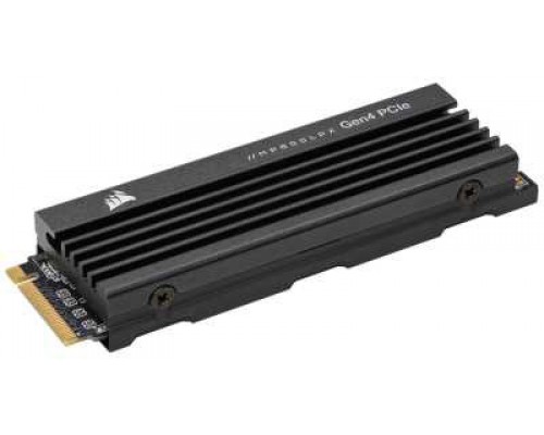 Накопитель CORSAIR SSD MP600 Pro LPX, 2000GB, M.2(22x80mm), NVMe 1.4, PCIe 4.0 x4, 3D TLC, R/W 7100/6800MB/s, IOPs 1 000 000/1 200 000, TBW 1400, DWPD 0.38, with Heat Spreader (5 лет)