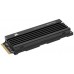 Накопитель CORSAIR SSD MP600 Pro LPX, 2000GB, M.2(22x80mm), NVMe 1.4, PCIe 4.0 x4, 3D TLC, R/W 7100/6800MB/s, IOPs 1 000 000/1 200 000, TBW 1400, DWPD 0.38, with Heat Spreader (5 лет)