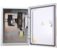 PoE-коммутатор OSNOVO Промышленный PoE коммутатор на 11 портов, 6 *10/100Base-T с PoE (до 30W), 2 *10/100Base-T с PoE (до 60W), 1*10/100/1000Base-T, 2 порта SFP (1000Base-X), суммарно PoE до 300W                                                       
