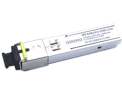 Модуль OSNOVO SFP-S1SC13-G-1550-1310-I