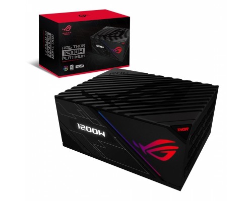 Блок питания ASUS ROG THOR 1200P 90YE0080-B001N0 1200W, 80 PLUS Platinum, 12x SATA, 8x PCI-E, 2х CPU, подсветка RGB, OLED-дисплей, fan 135х135mm