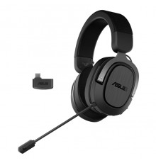 Гарнитура ASUS TUF Gaming H3 Wireless беспроводная, звук 7.1, 20-20000 Гц, 32 Ом, 2.4 ГГц/USB-C, 50-10000 Гц, -40 дБ, черная/серая                                                                                                                        