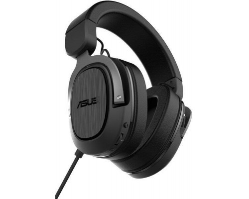 Гарнитура ASUS TUF Gaming H3 Wireless беспроводная, звук 7.1, 20-20000 Гц, 32 Ом, 2.4 ГГц/USB-C, 50-10000 Гц, -40 дБ, черная/серая