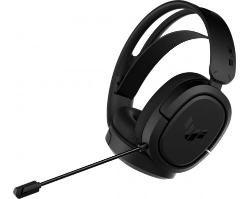 Гарнитура ASUS TUF Gaming H1 Wireless 90YH0391-B3UA00 беспроводная, звук 7.1, 20-20000 Гц, 60 Ом, 2.4 ГГц/USB-C/USB, 100-10000 Гц, -45 дБ, 40 мм, цвет  черный