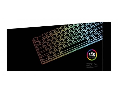 Клавиатура Sharkoon PureWriter TKL RGB Blue проводная, механическая, USB, Kailh Blue, подсветка RGB, цвет  черный