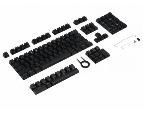 Набор клавиш ASUS ROG PBT Gaming Keycap Set 90MP0280-BAUA00, 124 шт., экстрактор, стабилизаторы клавиш, черные