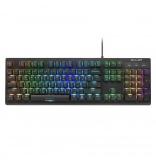 Клавиатура Sharkoon Skiller Mech SGK30 Blue механическая, проводная, USB, Huano Blue, подсветка RGB, цвет  черный                                                                                                                                         