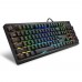 Клавиатура Sharkoon Skiller Mech SGK30 Blue механическая, проводная, USB, Huano Blue, подсветка RGB, цвет  черный