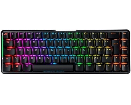 Клавиатура ASUS ROG Falchion 90MP01Y0-BKRA01 механическая, беспроводная/проводная, Cherry MX RGB, 2.4 ГГц/USB, без Numpad, RGB подсветка, черная