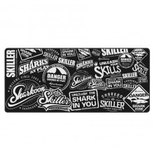 Коврик для мыши Sharkoon Skiller SGP2 XXL текстиль, резина, 900 x 400 х 2.5 мм, цвет  черный с рисунком                                                                                                                                                   