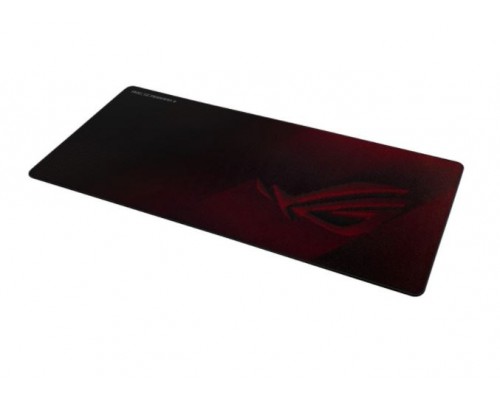 Коврик для мыши ASUS ROG Scabbard II 90MP0210-BPUA00 резиновая основа, тканевая поверхность, 900 x 400 x 3 мм, водо-, жиро- и пылеотталкивающий, черный/красный