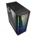 Корпус Sharkoon LIT 100 RGB ATX, mATX, Mini-ITX, Midi-Tower,1 х USB 2.0, 2 x USB 3.0, Audio, 2 x 120mm fan, без БП, с окном, подсветка, металл, цвет  черный