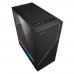 Корпус Sharkoon RGB FLOW ATX, mATX, Mini-ITX, Midi-Tower, 2 х USB 2.0, 2 x USB 3.0, Audio, 1 x 120mm fan, без БП, с окном, подсветка, металл, цвет  черный