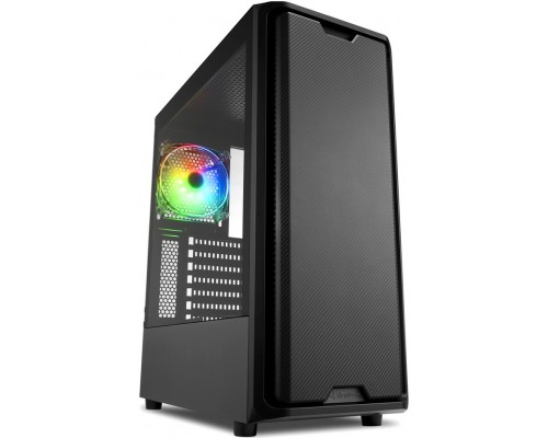 Корпус Sharkoon SK3 RGB ATX, mATX, Mini-ITX, Midi-Tower, 2 x USB 3.0, Audio, 2 х 120mm fan, без БП, RGB, сталь, с окном, черный