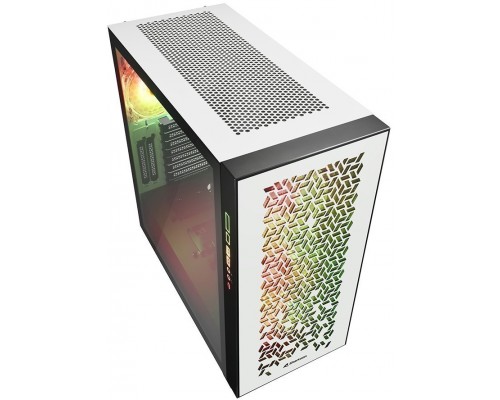 Корпус Sharkoon Elite Shark CA300H White E-ATX, ATX, mATX, Mini-ITX, Midi-Tower, 2 x USB 3.0, USB Type-C, Audio, 4x120mm fan, без БП, led RGB, сталь, белый