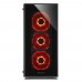 Корпус Sharkoon TG5 red ATX, mATX, Mini-ITX, Midi-Tower, 4 x 120mm fan, led red, 2 x USB 2.0, 2 x USB 3.0, Audio, без БП, сталь, черный